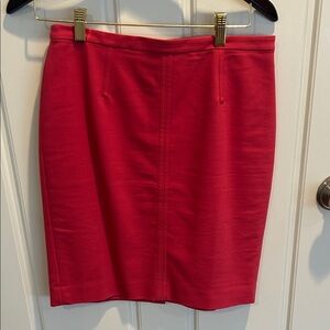 Ann Taylor Vibrant bright pink Pencil Skirt